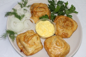 манты жареные 4 шт